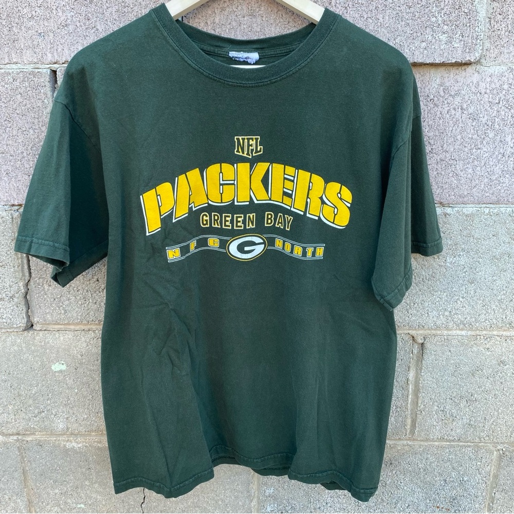 Vintage Green Bay Packers Shirt Adult Large Green NFC North 1990s Y2K NFL